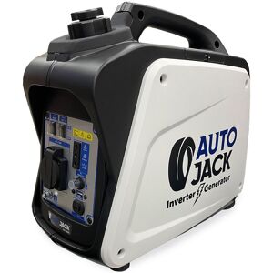 Autojack Petrol Generator Quiet Portable Suitcase Camping Inverter 1800W in White White Autojack Petrol Generator Quiet Portable Suitcase Camping Inverter 1800W in White White