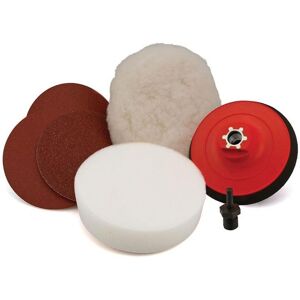 Flexipads World Class Sanding & Polishing Kit M14 & 6mm Grip (UK Plug) Multicolor Flexipads World Class Sanding & Polishing Kit M14 & 6mm Grip (UK Plug) Multicolor