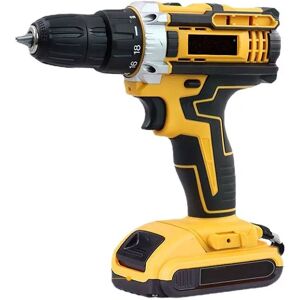 VOGREX 21V Cordless Drill Combi Driver High Power Electric Screwdriver Set in Yellow Yellow VOGREX 21V Cordless Drill Combi Driver High Power Electric Screwdriver Set in Yellow Yellow