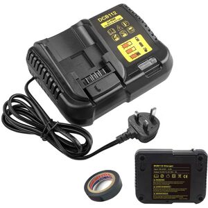 SPETLEK Battery Charger Replace for Dewalt in Black Black SPETLEK Battery Charger Replace for Dewalt in Black Black