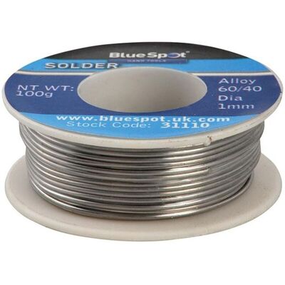 Bluespot Tools Flux Covered Solder 100g 60 40 Multicolor Bluespot Tools Flux Covered Solder 100g 60 40 Multicolor