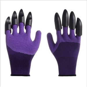 Leaper Garden planting digging Protective Gloves in Purple Purple Leaper Garden planting digging Protective Gloves in Purple Purple