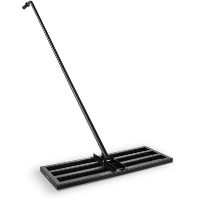 VonHaus Lawn Levelling Rake 2M in Black Black VonHaus Lawn Levelling Rake 2M in Black Black