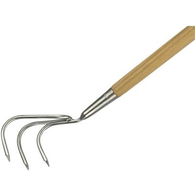 Kent & Stowe Stainless Steel Long Handled 3-prong Cultivator Multicolor Kent & Stowe Stainless Steel Long Handled 3-prong Cultivator Multicolor