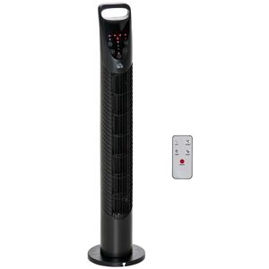 HOMCOM Tower Fan Oscillating 3 Speeds 3 Winds 40W with RC Timer Quiet
