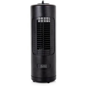 Black & Decker 12" Mini Capsule Tower Fan in Black