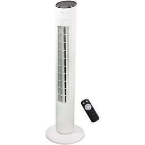 Russell Hobbs Premium Tower Fan with 3 Speed Settings & Remote Control RHTWR3S in White White Russell Hobbs Premium Tower Fan with 3 Speed Settings & Remote Control RHTWR3S in White White