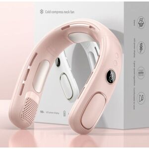 Leaper N90 USB Outdoor Portable Neck Cooling Mini Fan in Pink Pink Leaper N90 USB Outdoor Portable Neck Cooling Mini Fan in Pink Pink