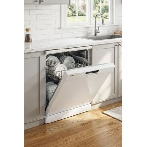 Living and Home Large Capacity 12 place settings Cloud Wash Freestanding Dishwasher in White White Living and Home Large Capacity 12 place settings Cloud Wash Freestanding Dishwasher in White White