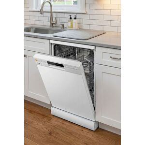 Living and Home 45cm Freestanding Dishwasher Dish Dryer 6 Programs 10 Place Settings with Delay-Start & Quick Wash Function in White White Living and Home 45cm Freestanding Dishwasher Dish Dryer 6 Programs 10 Place Settings with Delay-Start & Quick Wash Function in White White