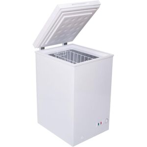 SIA 48cm Freestanding Slimline Compact White Chest Freezer CHF100W