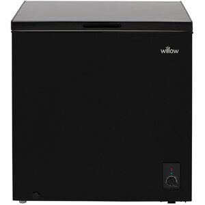 Willow Freestanding 199L Chest Freezer in Black Size: Large Black L Willow Freestanding 199L Chest Freezer in Black Size: Large Black L