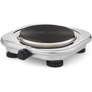 Geepas Single Hot Plate Electric Cooker Portable Powerful Table Top Hob 1500W in Metallic Silver Metallic Silver Geepas Single Hot Plate Electric Cooker Portable Powerful Table Top Hob 1500W in Metallic Silver Metallic Silver