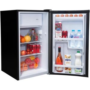 SIA 48cm Black Free Standing Under Counter Fridge With 3* Ice Box- LFIBL