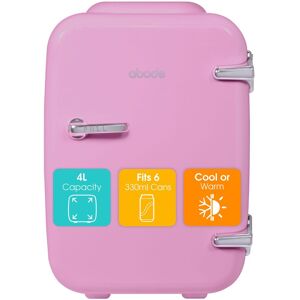 Abode 4L Mini Cooler for Makeup Storage, Drinks, Cosmetics in Pink Pink Abode 4L Mini Cooler for Makeup Storage, Drinks, Cosmetics in Pink Pink