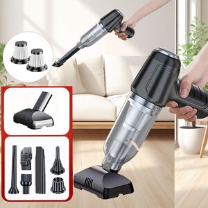 Hinsinc Black Car Vacuum Cleaner Wet/Dry Cordless Strong Suction Handheld Cleaning Black Hinsinc Black Car Vacuum Cleaner Wet/Dry Cordless Strong Suction Handheld Cleaning Black