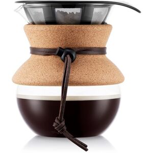 Bodum POUR OVER Coffee Maker with Permanent Filter in Light Brown Size: 500ml Light Brown 500ml Bodum POUR OVER Coffee Maker with Permanent Filter in Light Brown Size: 500ml Light Brown 500ml