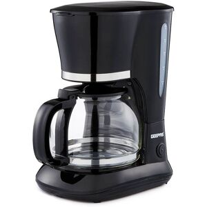 Geepas Filter Coffee Machine 1.5L Anti-Drip, Auto Shut-Off, Reusable Filter in Black Black Geepas Filter Coffee Machine 1.5L Anti-Drip, Auto Shut-Off, Reusable Filter in Black Black