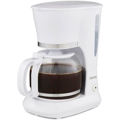 Geepas - 1.5L Filter Coffee Maker - White - Coffee Maker Geepas - 1.5L Filter Coffee Maker - White - Coffee Maker