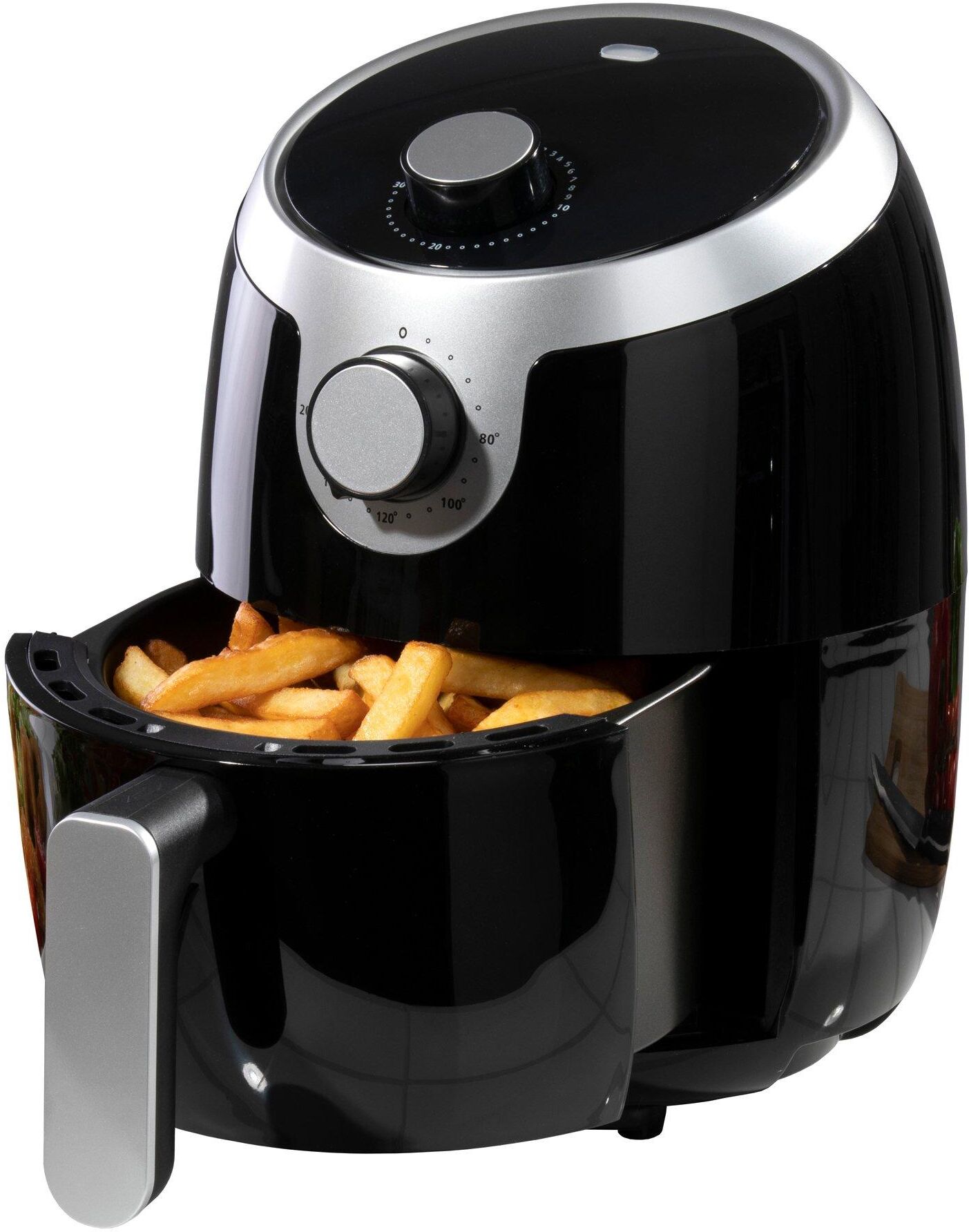 Daewoo 2 Litre Air Fryer Dial Control Energy Efficient Cooker Black