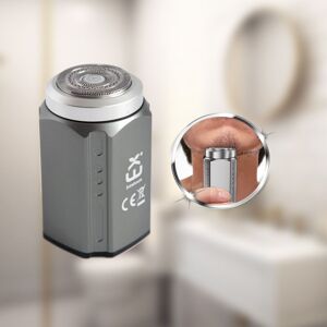 ExtraStar Men's Cordless Professional Shaver, USB Rechargeable, Silver Silver ExtraStar Men's Cordless Professional Shaver, USB Rechargeable, Silver Silver