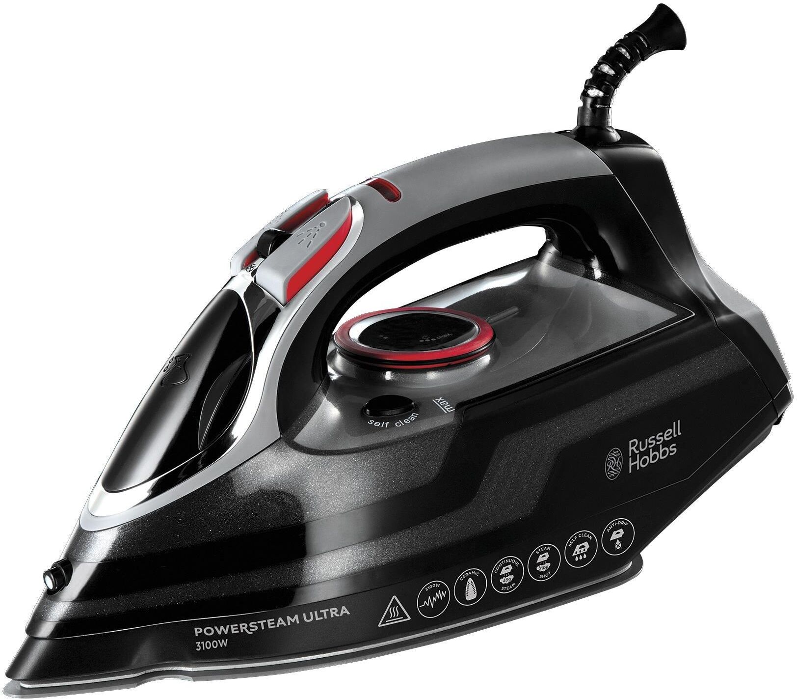 Russell Hobbs Powersteam Ultra 3100W Vertical Steam Iron