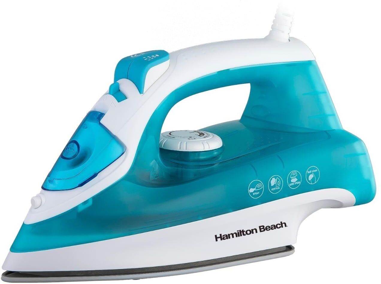 Hamilton Beach SteamMax 2200W Aqua & White Steam Iron