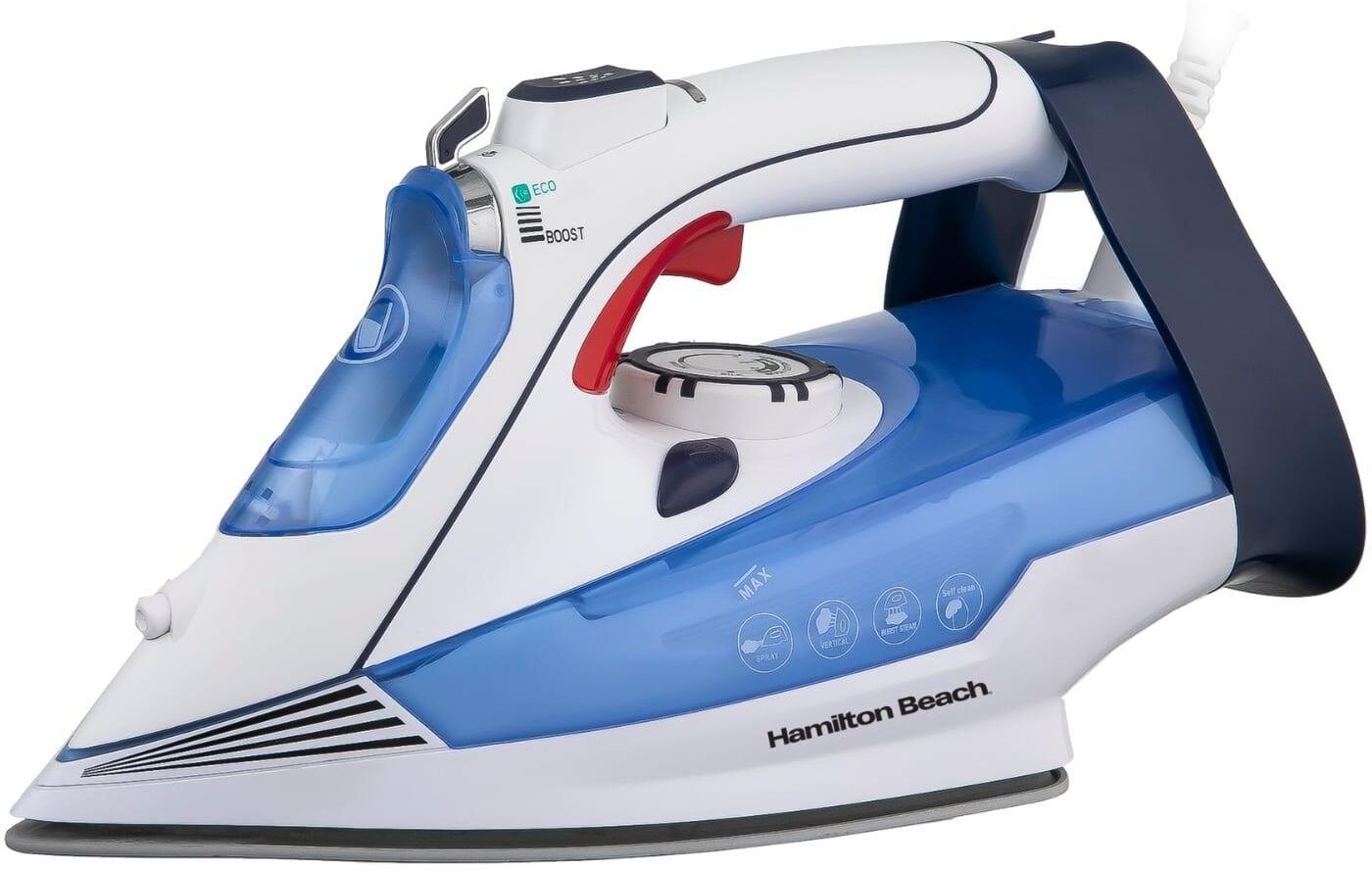 Hamilton Beach Pro SteamMax 3000W White & Blue Steam Iron