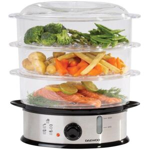 Daewoo 3 Tier Steamer 9 Litre 1200W With Rice Bowl