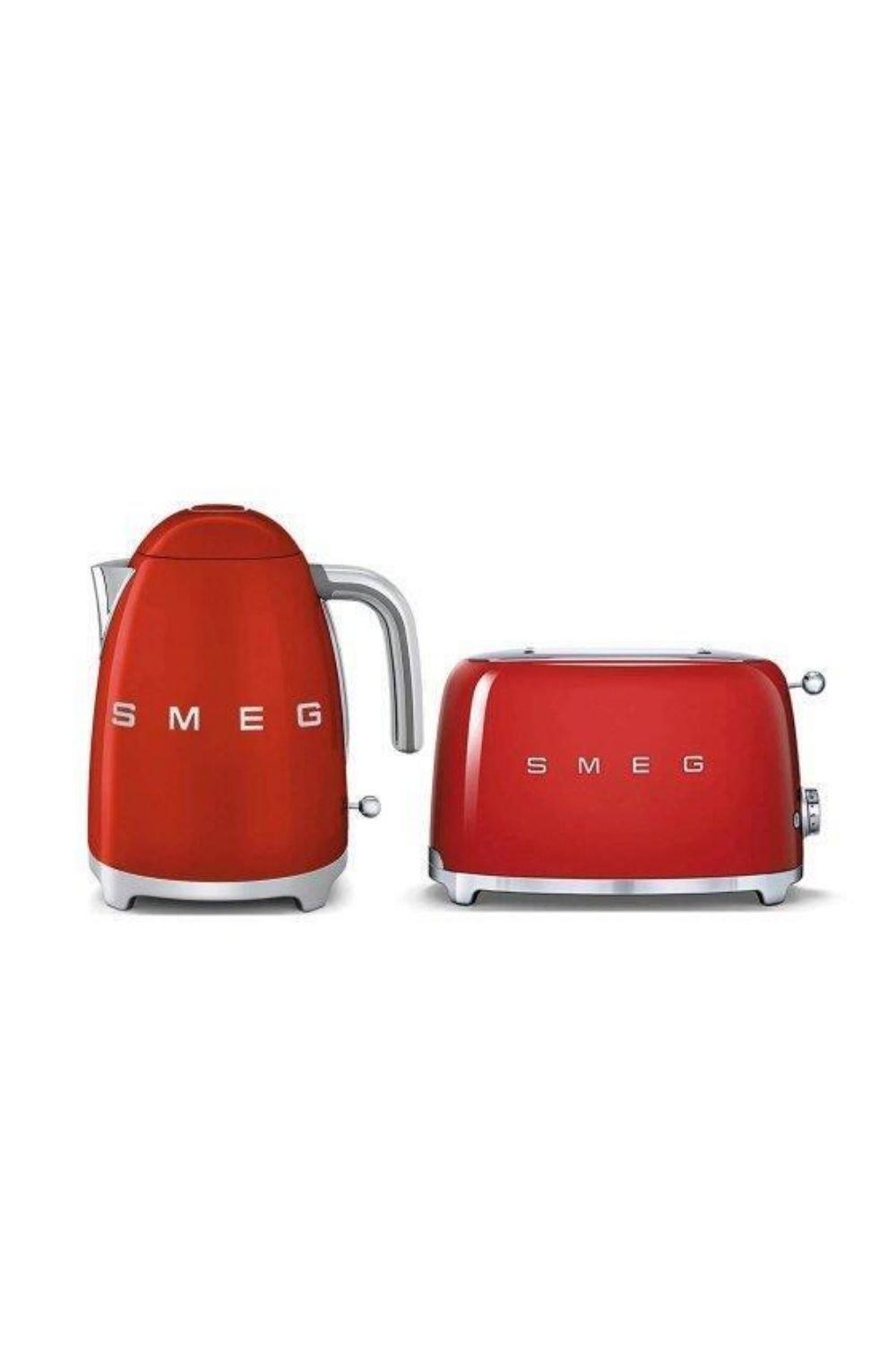 Smeg Jug Kettle And 2 Slice Toaster Bundle Set