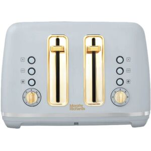 Morphy Richards Accents Rose Gold 4-Slice Toaster in Light Grey Light Grey Morphy Richards Accents Rose Gold 4-Slice Toaster in Light Grey Light Grey