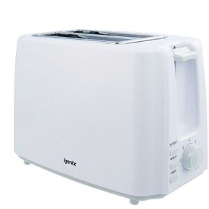 Igenix 2 Slice Toaster, Defrost & Reheat Function, 750W in White White Igenix 2 Slice Toaster, Defrost & Reheat Function, 750W in White White