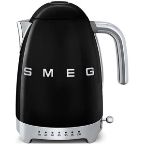 Smeg KLF04BLUK + TSF03BLUK Kettle & 4 slice Toaster Set Stainless Steel in Black Black Smeg KLF04BLUK + TSF03BLUK Kettle & 4 slice Toaster Set Stainless Steel in Black Black