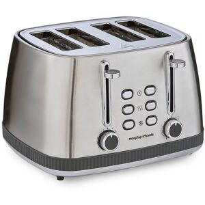 Morphy Richards Mexborough 4 Slice Toaster Black in Grey Grey Morphy Richards Mexborough 4 Slice Toaster Black in Grey Grey