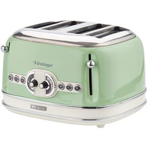 Ariete 4 Slice Toaster, Defrost & Reheat in Green Green Ariete 4 Slice Toaster, Defrost & Reheat in Green Green