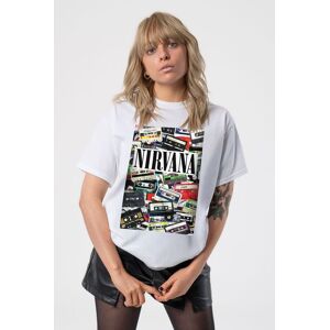 Nirvana Cassettes T-Shirt in White Size: Medium White M Nirvana Cassettes T-Shirt in White Size: Medium White M
