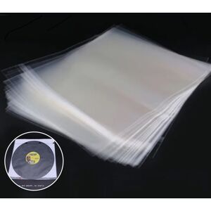 Hinsinc New 60Pcs Premium Clear Plastic Vinyl Record Outer Sleeves Slimline LP Covers Clear Hinsinc New 60Pcs Premium Clear Plastic Vinyl Record Outer Sleeves Slimline LP Covers Clear