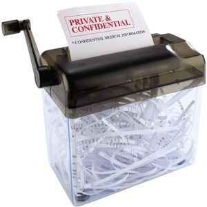 mysmartbuy Manual Paper Shredder - Compact Strip Cut Home or Office Shredding Machine for Protecting Private Data - 15.5 x 18.4 x 10.4cm Clear 15.5 x 18.4 x 10.4 cm mysmartbuy Manual Paper Shredder - Compact Strip Cut Home or Office Shredding Machine for Protecting Private Data - 15.5 x 18.4 x 10.4cm Clear 15.5 x 18.4 x 10.4 cm