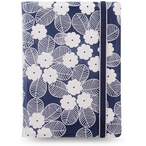 Filofax Impressions Navy & White Pocket Notebook 115086 Multicolor Filofax Impressions Navy & White Pocket Notebook 115086 Multicolor