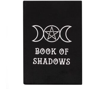 Something Different Book of Shadows A5 Notebook in Black Black Something Different Book of Shadows A5 Notebook in Black Black