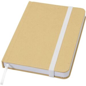 Generic Reed Hard Cover A6 Notebook in White White Generic Reed Hard Cover A6 Notebook in White White