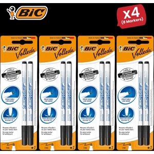 Bic Velleda 1721 Whiteboard Pens Black - 4 Packs Black Bic Velleda 1721 Whiteboard Pens Black - 4 Packs Black