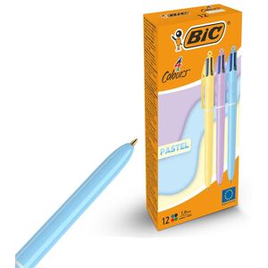 Bic 4 Colour Pastel - Box of 12 Multicolor Bic 4 Colour Pastel - Box of 12 Multicolor