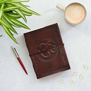 Paper High Ohm Leather Journal in Brown Brown Paper High Ohm Leather Journal in Brown Brown