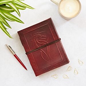 Paper High Celtic Dragon Leather Journal in Brown Brown Paper High Celtic Dragon Leather Journal in Brown Brown