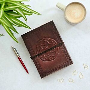 Paper High Celtic Knot Leather Journal in Brown Brown Paper High Celtic Knot Leather Journal in Brown Brown