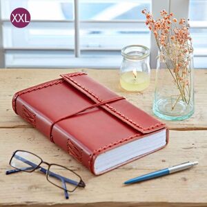 Paper High Stitched Distressed Leather Journal in Brown Size: Small Brown S Paper High Stitched Distressed Leather Journal in Brown Size: Small Brown S