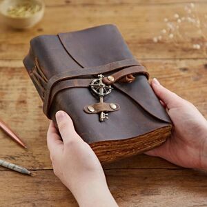 Paper High Key Buffalo Leather Journal in Brown Brown Paper High Key Buffalo Leather Journal in Brown Brown
