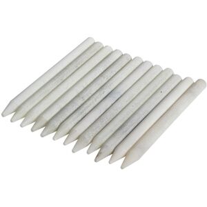 Argon Tableware White Slate Chalk Pencils - 8cm - Pack of 12 in Grey Grey Argon Tableware White Slate Chalk Pencils - 8cm - Pack of 12 in Grey Grey