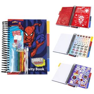 Marvel Boys Sticker Book Over 1000 Spiderman Stickers - Scrapbook & Colouring Pencils - Avengers Activity Book Marvel Boys Sticker Book Over 1000 Spiderman Stickers - Scrapbook & Colouring Pencils - Avengers Activity Book